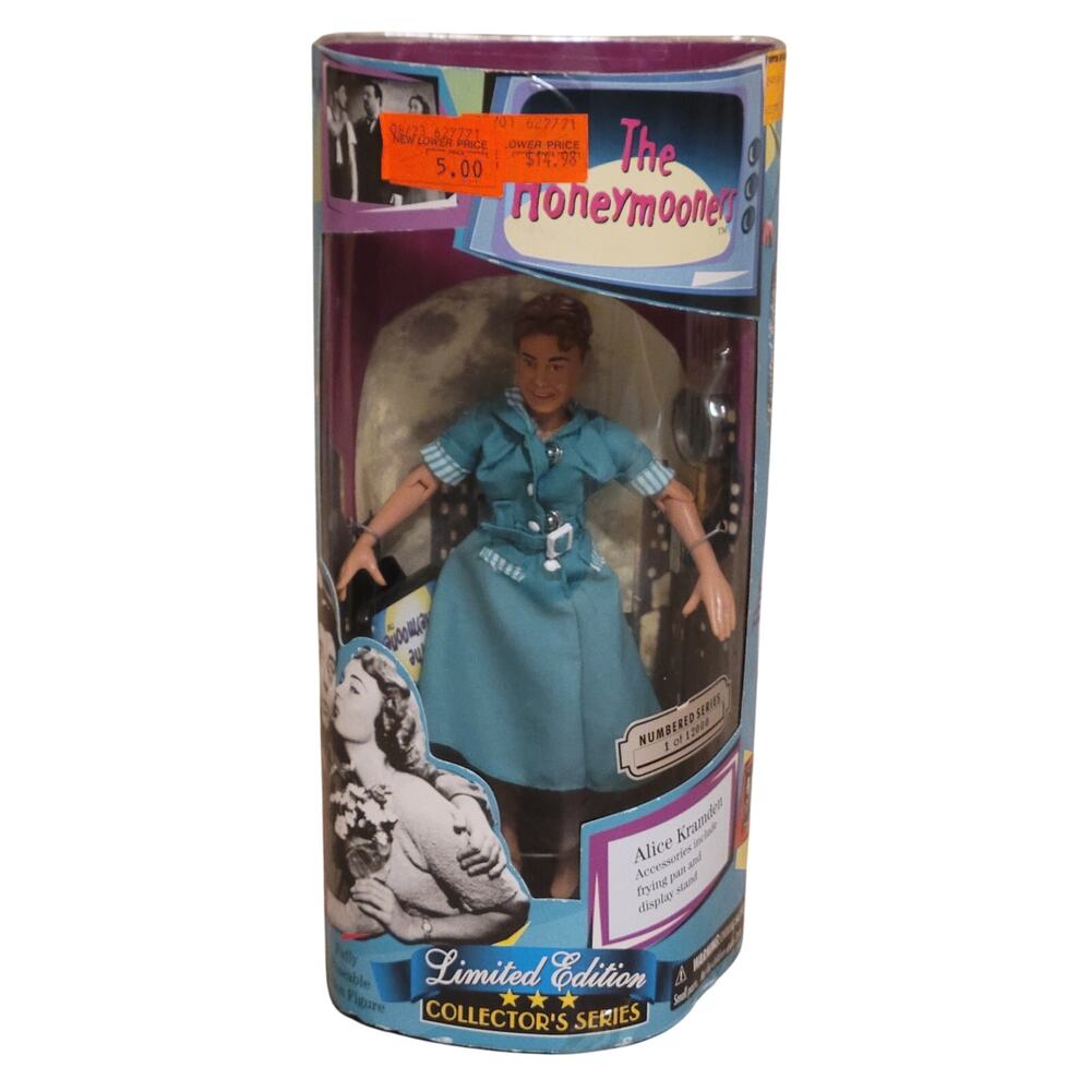 Honeymooners ALICE KRAMDEN Limited Edition Poseable Doll New Damaged box NWT